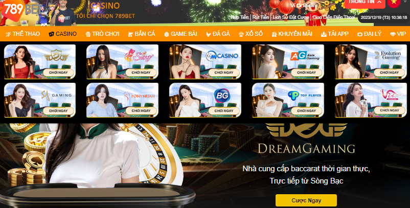 Tổng quan về tựa game Casino online 789bet